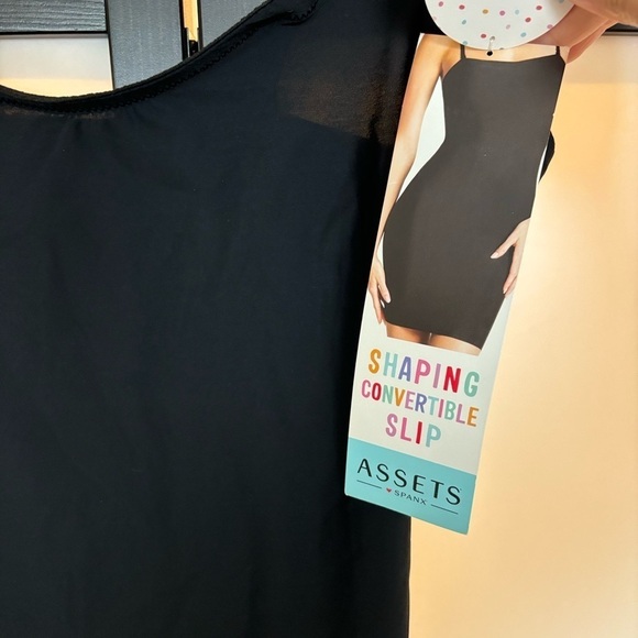 SPANX assets shaping convertible slip. Size 1X. Black. NWT - Picture 8 of 15